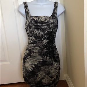 Black And Grey Marble Dress